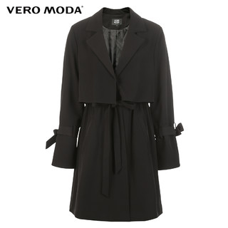 VERO MODA 维莎曼 318317507 女士中长款风衣外套 斑比粉色 XS