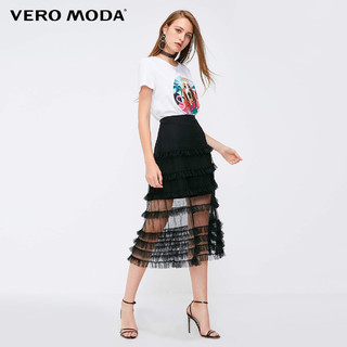 VERO MODA 半身裙 318316539 黑色 XS 