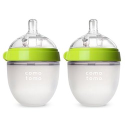 Comotomo 可么多么 婴儿全硅胶防摔奶瓶  250ML 两个装