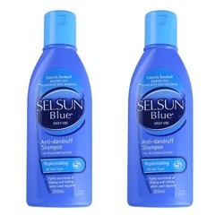 Selsun Blue 特效去屑止痒洗发水 蓝盖 200ml 2瓶装 *3件