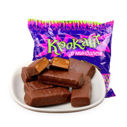 俄罗斯进口kdv紫皮糖 kpokaht巧克力糖 正品喜