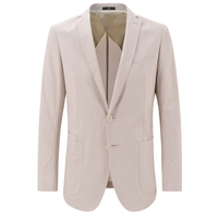 LAMPO 蓝豹 MA00566-J306-1 纯棉半夹无衬修身男士休闲西服