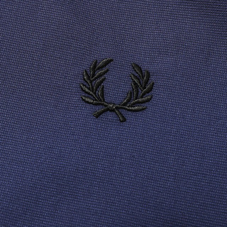 FRED PERRY 佛莱德·派瑞 4533XMB 男式休闲长袖衬衫 深蓝色 XS