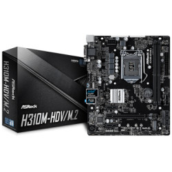 华擎(ASRock) H310M-HDV/M.2 电脑 H310主板 M.2接口 单品主板