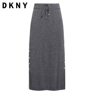 DKNY P8SGT02 女士高腰直筒羊毛针织半身裙