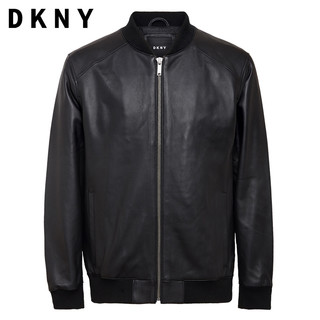 DKNY G833100A 男士绵羊皮修身皮衣