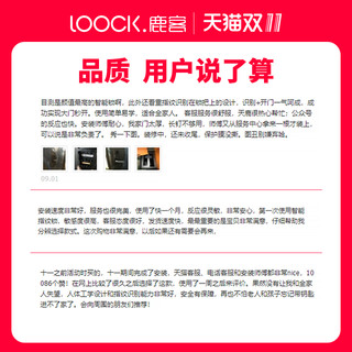 LOOCK 鹿客 touch 家用防盗门感应智能锁电子锁