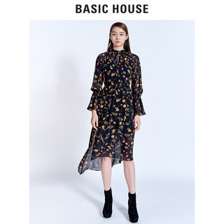 BASIC HOUSE 百家好 HROP521D 女士碎花连衣裙