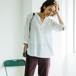 UNIQLO 优衣库 408903 女士七分袖衬衫