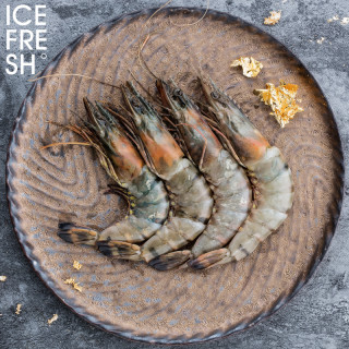 icefresh生冻黑金虎虾250g