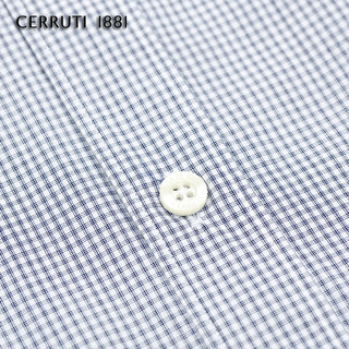 CERRUTI 1881 J34651R071 男士纯棉格纹长袖衬衫