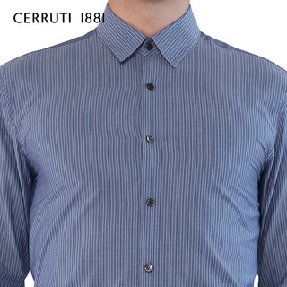 CERRUTI 1881 C3639EMC81 男士长袖条纹衬衫