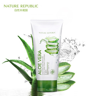 NATURE REPUBLIC 自然共和国 芦荟胶洗面奶护肤套装