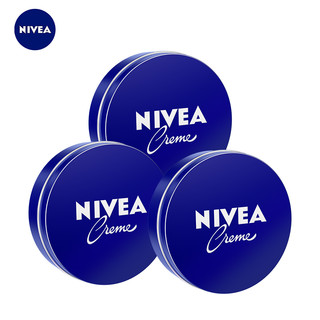 NIVEA 妮维雅 女士蓝罐面霜 (75ml*3)