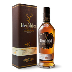 Glenfiddich 格兰菲迪 18年 苏格兰达夫镇单一麦芽威士忌 700ml  +凑单品