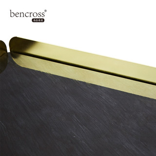 bencross 本心本来 北欧长方形托盘大理石置物盘 30*16*3cm