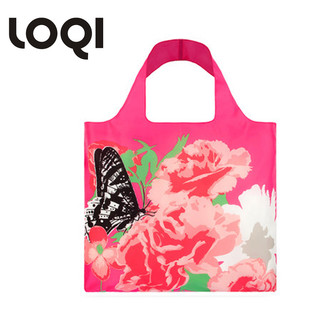 LOQI 花卉系列 环保时尚文艺购物袋 牡丹 50*42cm