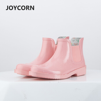 JOYCORN jc06 女士短筒切尔西雨鞋