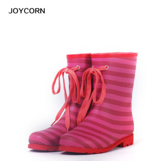  JOYCORN JT-025 时尚条纹儿童雨靴
