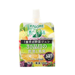 日本直邮 可果美 KAGOME 蔬菜生活100 蒟蒻果肉果冻 180g *10件
