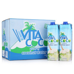 VITA COCO  唯他可可 天然椰子水进口NFC果汁饮料 1L*12瓶  