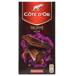 京东PLUS会员：比利时进口 克特多金象（Cote d'Or） 黑松露风味巧克力糖果零食 190g *4件
