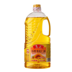 鲁花 压榨葵花仁油 1.6L *7件