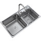 华帝家用304不锈钢洗菜盆厨房单双加厚水槽洗碗槽洗手水槽洗碗池