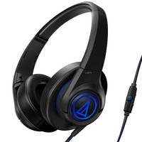 audio-technica 铁三角 ATH-AX5iS BK 头戴式耳机