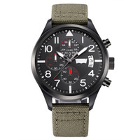 Levi's 李维斯 LTK2605A 男士石英表 皮带 钢带 三眼计时 日历显示