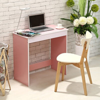 雅美乐 Y243 简约板式电脑桌 浪漫粉