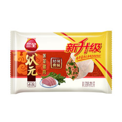 三全 状元水饺 荠菜猪肉口味 42只 702g *6件+凑单品
