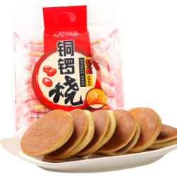 盼盼铜锣烧红豆味240g/袋 手撕小口袋面包早餐食品西式糕点零食 *2件