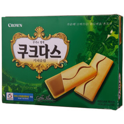 韩国进口  CROWN 可瑞安 咖啡蛋卷 144g *7件