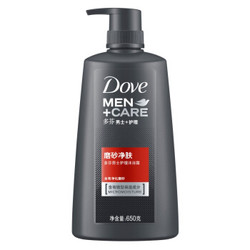 Dove 多芬 磨砂净肤 男士护理沐浴露 650g *4件