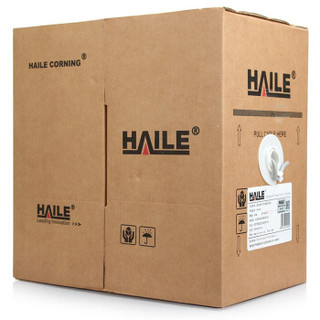 HAILE 海乐 HT6104 原装工程级超五类非屏蔽网线 305米