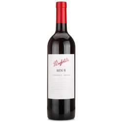 Penfolds 奔富BIN 8 赤霞珠设拉子红葡萄酒750ml (澳洲进口红酒)（新老包装、年份随机发货，品质不变 ）