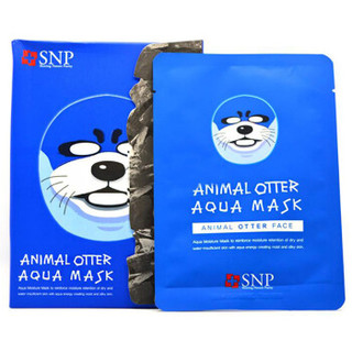 SNP海豹保湿补水动物面膜贴系列10片/盒 韩国原装进口面贴膜 各种肤质通用 *3件