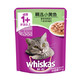 whiskas 伟嘉 猫零食 成猫妙鲜包85g*12 精选小黄鱼味 猫湿粮主粮餐包 软包猫罐头全价粮