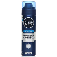 NIVEA 妮维雅 男士剃须泡沫啫喱 200ml（共赠水活冰酷精华露10g） *3件