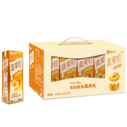 蒙牛 真果粒牛奶饮品(桃果粒)250g*12盒