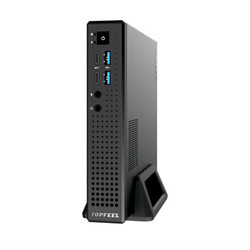 TOPFEEL 极夜 T80M  商用台式机电脑小主机 (八代i5-8500 8G 256G固态 HDMI 串口 正版Win10)