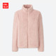  UNIQLO 优衣库 UQ408699888 女装 长绒摇粒绒拉链茄克(长袖) *4件　