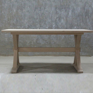 老木素作 实木餐桌 橡木 185*83*75cm