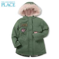 美国大牌进口2018秋冬新款女童女大童棉服棉