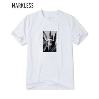 Markless TXN601MA4 男士休闲印花圆领短袖T恤
