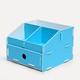 移动专享、值友专享：Shuter 树德 U5200L 多功能桌面收纳盒 蓝