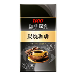 日本进口 UCC(悠诗诗) 炭烧系列 速溶咖啡粉 210g/袋 醇厚优雅