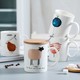 可爱马克杯子陶瓷带盖带勺情侣杯 ins创意潮女牛奶咖啡办公室水杯
