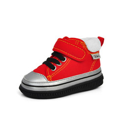 TARANIS 泰兰尼斯0-3岁冬季宝宝学步鞋加绒保暖叫叫鞋 *2件